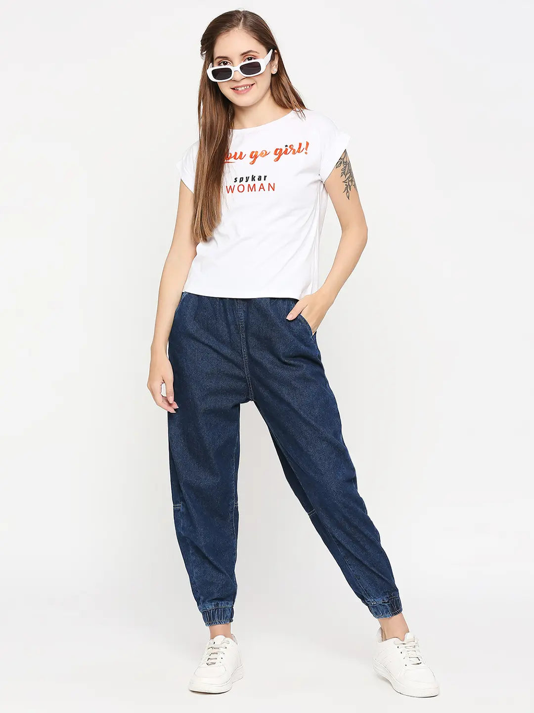 Buy Blue Jeans & Jeggings for Women by PARK AVENUE Online | Ajio.com